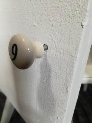 mettere pomello fai da te Comodino in stile jappo