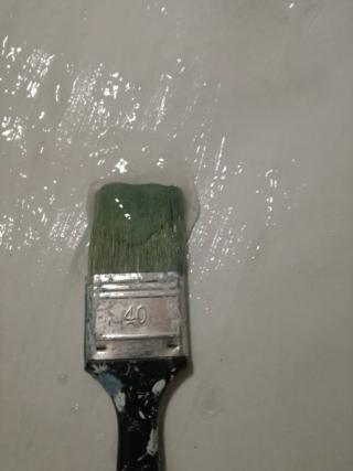 pennello decorazione fai da te Comodino in stile jappo