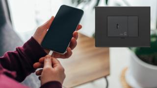 presa USB C a muro a carica veloce Vimar presa USB C a muro a carica veloce Vimar