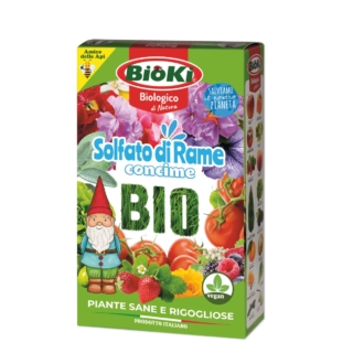 Bioki® - Solfato di rame per piante ad alta solubilità, ideale per poltiglia bordolese e trattamenti fogliari. Macinata finemente, 500 grammi. 15,90 euro.