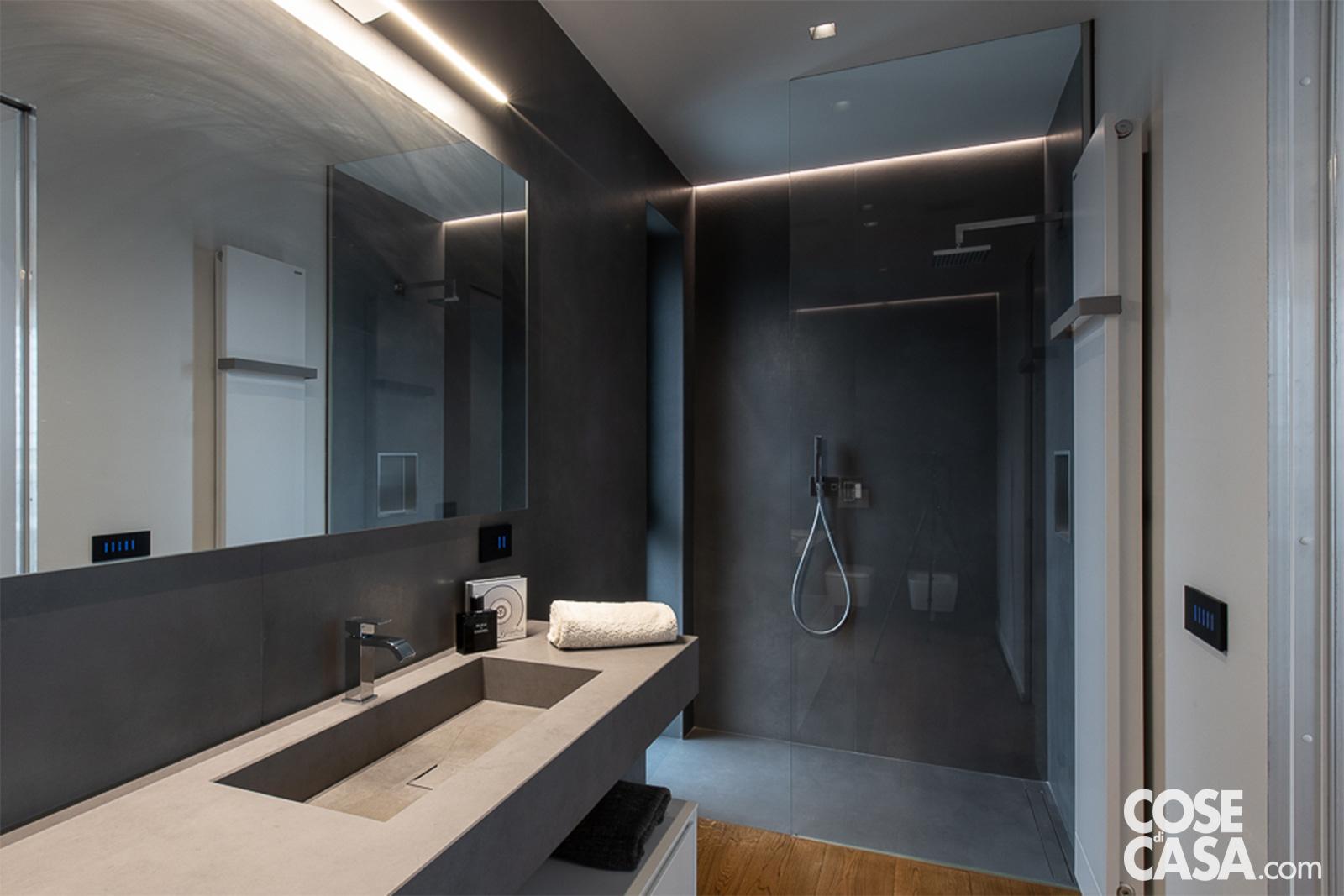 bagno grigio con doccia bagno grigio con doccia