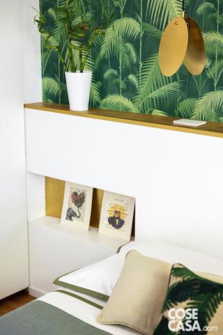 testiera letto con comodino in nicchia testiera letto con comodino in nicchia