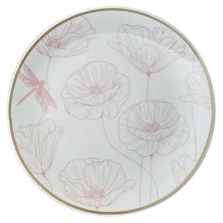 Porcellana anche per il modello della Coll. Aria di Henriette (www.henriette.sm) con delicati motivi floreali e bordo a contrasto. Piano, misura Ø 27 cm. Il servizio tavola 18 pezzi costa 133 euro. Porcellana anche per il modello della Coll. Aria di Henriette (www.henriette.sm) con delicati motivi floreali e bordo a contrasto. Piano, misura Ø 27 cm. Il servizio tavola 18 pezzi costa 133 euro.