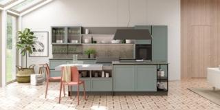 Il piano glide della serie “genius-k” che scorre sul top è un elemento moderno di grande funzionalità e all'occorrenza mette a disposizione un comodo banco snack. Hanno finitura ecologica Greenguard le ante della cucina Contempo di Creo Kitchens, in laccato azzurro ottanio opaco e con vetro temperato fumé. Il top è in Hpl stratificato. Un modulo base da 60 con due cestoni, escluso top, prezzo 354 euro + Iva. www.creokitchens.it Il piano glide della serie “genius-k” che scorre sul top è un elemento moderno di grande funzionalità e all'occorrenza mette a disposizione un comodo banco snack. Hanno finitura ecologica Greenguard le ante della cucina Contempo di Creo Kitchens, in laccato azzurro ottanio opaco e con vetro temperato fumé. Il top è in Hpl stratificato. Un modulo base da 60 con due cestoni, escluso top, prezzo 354 euro + Iva. www.creokitchens.it
