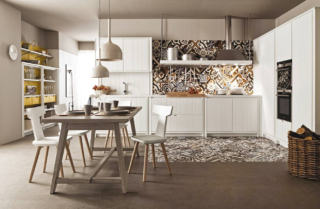 Sfrutta a pieno le pareti la cucina ad angolo Maestrale di Scandola Mobili che ha gli elementi con i frontali dogati in legno massello nella finitura Bianco Gesso; la boiserie e i cassetti color Senape “illuminano” l'ambiente. Un modulo base da 60 cm, prezzo 452 euro + IVA. www.scandolamobili.it Sfrutta a pieno le pareti la cucina ad angolo Maestrale di Scandola Mobili che ha gli elementi con i frontali dogati in legno massello nella finitura Bianco Gesso; la boiserie e i cassetti color Senape “illuminano” l'ambiente. Un modulo base da 60 cm, prezzo 452 euro + IVA. www.scandolamobili.it