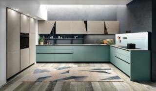 Tante le soluzioni  tra basi e pensili,  come lo schienale retroilluminato magnetolab, cui possono essere fissati a piacere gli accessori
Mia di Aran Cucine mixa Lpl oliva, per le basi, e Lpl argilla per le colonne. Il top è in laminato Twenty Pulpis Light Ker. Un modulo base da 60 cm costa da 137 euro. www.arancucine.it Tante le soluzioni  tra basi e pensili,  come lo schienale retroilluminato magnetolab, cui possono essere fissati a piacere gli accessori
Mia di Aran Cucine mixa Lpl oliva, per le basi, e Lpl argilla per le colonne. Il top è in laminato Twenty Pulpis Light Ker. Un modulo base da 60 cm costa da 137 euro. www.arancucine.it