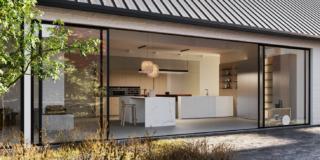 Ampia e luminosa la composizione del sistema All-arounD di Doimo Cucine che si articola in un grande blocco attrezzato, in una serie di armadiature a colonne e in una boiserie con mensole che sostituisce i pensili. Lo stile nordico è sottolineato dalle ante lisce D23 in Tecnolam monocolore Bianco delle basi e da quelle D23 in impiallacciato castagno naturale e D12 in laccato satinato Inox  delle colonne. Il top è in MDi Syros e il blocco cottura in Fenix NTM® Rosso Jaipur. Prezzo su richiesta. www.doimocucine.com Ampia e luminosa la composizione del sistema All-arounD di Doimo Cucine che si articola in un grande blocco attrezzato, in una serie di armadiature a colonne e in una boiserie con mensole che sostituisce i pensili. Lo stile nordico è sottolineato dalle ante lisce D23 in Tecnolam monocolore Bianco delle basi e da quelle D23 in impiallacciato castagno naturale e D12 in laccato satinato Inox  delle colonne. Il top è in MDi Syros e il blocco cottura in Fenix NTM® Rosso Jaipur. Prezzo su richiesta. www.doimocucine.com