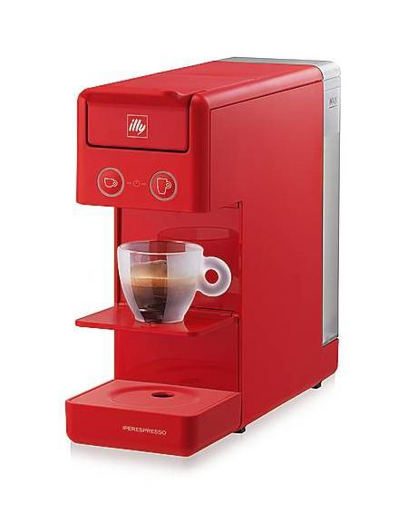 Iperespresso Y3.3 di illycaffè, compatta e facile da usare, funziona a capsule. Con arresto automatico dell'erogazione, ha serbatoio con capacità di 0,75 litri. È disponibile anche nei colori bianco e nero. Misura L 10 x P 25,4 x H 29,8 cm. Prezzo 89 euro. www.illy.com