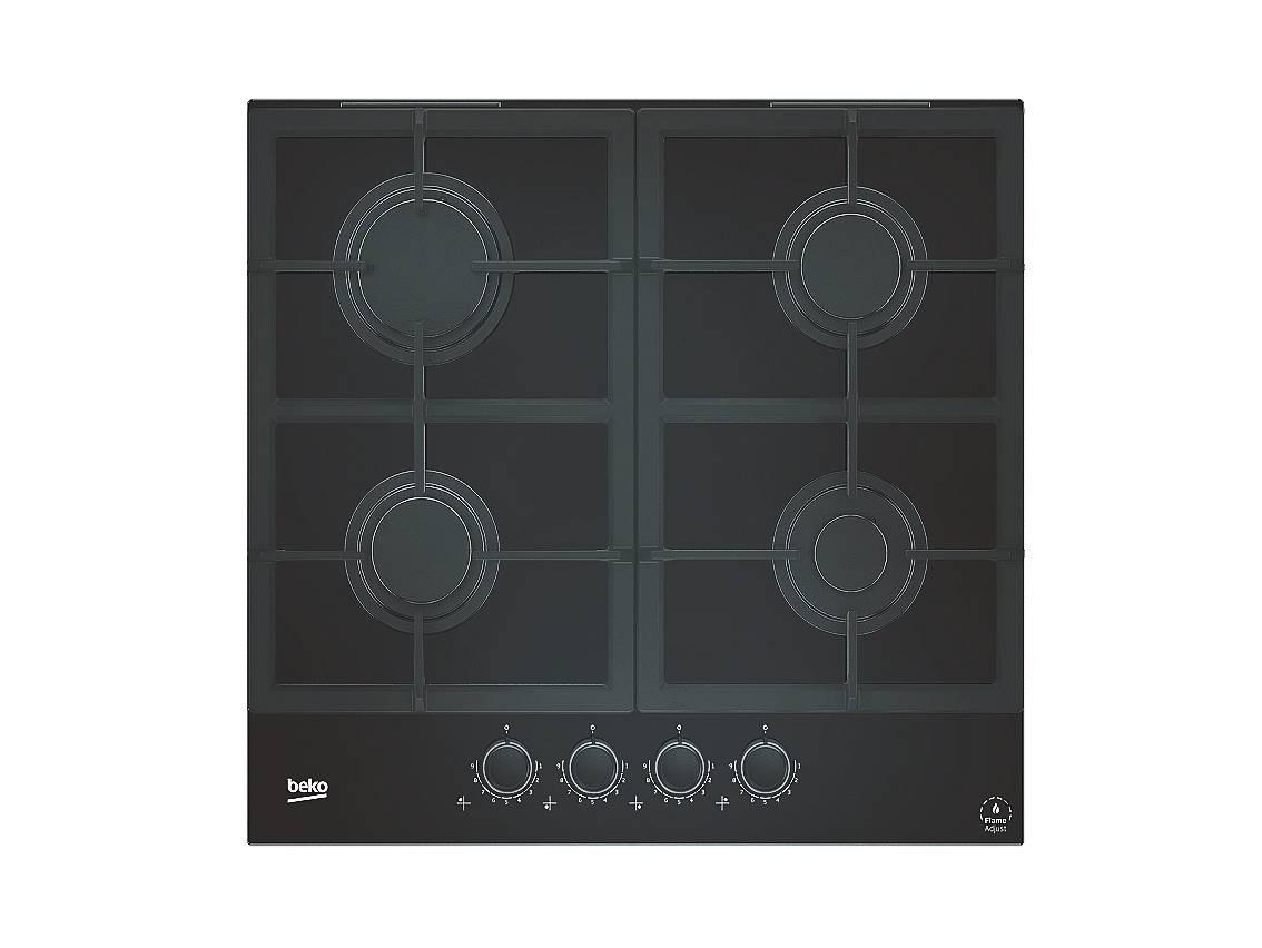 È dotato di tecnologia FlameAdjust®, con 9 livelli di potenza il piano cottura a gas HILG64325SDX di Beko con accensione frontale. Ha quattro bruciatori e griglie in ghisa per assicurare stabilità ai recipienti di cottura. La potenza totale è di 7,4 kW. Misura L 56 x P 58,5 cm. Prezzo 319 euro. www.beko.com