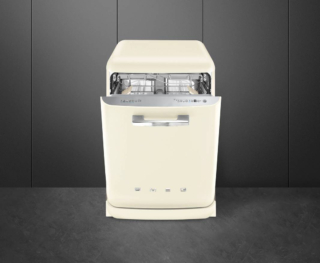 •	Lavastoviglie LVFABCR3 di Smeg
•	Tipologia: libera installazione
•	Classe di efficienza energetica: B
•	Consumo p. eco per 100 cicli: 63 kWh
•	Capacità nominale, in numero di coperti standard, per programma eco: 13
•	Consumo acqua programma eco: 9 litri
•	Durata del programma eco: 4 ore e 25 minuti
•	Rumore emesso: 45 dB, classe C
•	Programmi e funzioni: 10, tra cui Express da 60’ che comprende lavaggio e asciugatura, Igienico antibatterico e un programma specifico per il lavaggio interno dell’apparecchio.
•	Caratteristiche: regolabile su 7 temperature di lavaggio; opzione partenza ritardata fino a 9 ore; cestello superiore regolabile su 3 livelli; carica piatti da 30 cm di diametro
•	Misure: L 60 x P 60 x H 85 cm
•	Prezzo: 1.749 euro
•	Sito web azienda: www.smeg.com •	Lavastoviglie LVFABCR3 di Smeg
•	Tipologia: libera installazione
•	Classe di efficienza energetica: B
•	Consumo p. eco per 100 cicli: 63 kWh
•	Capacità nominale, in numero di coperti standard, per programma eco: 13
•	Consumo acqua programma eco: 9 litri
•	Durata del programma eco: 4 ore e 25 minuti
•	Rumore emesso: 45 dB, classe C
•	Programmi e funzioni: 10, tra cui Express da 60’ che comprende lavaggio e asciugatura, Igienico antibatterico e un programma specifico per il lavaggio interno dell’apparecchio.
•	Caratteristiche: regolabile su 7 temperature di lavaggio; opzione partenza ritardata fino a 9 ore; cestello superiore regolabile su 3 livelli; carica piatti da 30 cm di diametro
•	Misure: L 60 x P 60 x H 85 cm
•	Prezzo: 1.749 euro
•	Sito web azienda: www.smeg.com