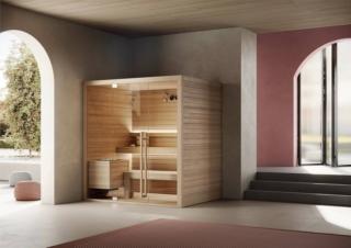 La sauna Mood M Front Glass di Jacuzzi La sauna Mood M Front Glass di Jacuzzi