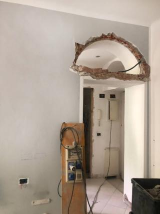 arco sopra la porta, in cantiere arco sopra la porta, in cantiere