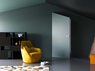 Ermetika, porta battente filo muro trapezoidale Absolute Swing Ermetika, porta battente filo muro trapezoidale Absolute Swing