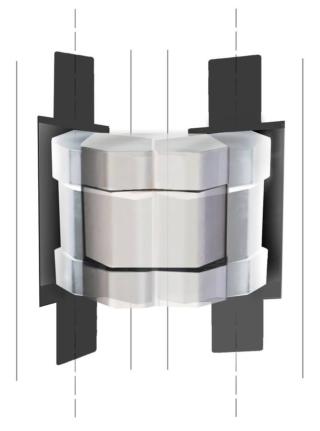 Dierre dettaglio cerniera Macron