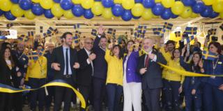 Taglio del nastro inaugurazione store XS Ikea a Roma Fiumicino