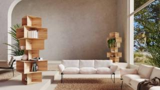 Ha una struttura autoportante, con sistema girevole, la libreria Totem di Driade che è accessibile sui quattro lati. È composta da otto piani orizzontali, di dimensioni diverse, realizzati in legno massello di rovere,  sovrapposti tra loro e sostenuti da distanziali ad “X”. Ogni piano è diviso in quattro parti. www.driade.com Ha una struttura autoportante, con sistema girevole, la libreria Totem di Driade che è accessibile sui quattro lati. È composta da otto piani orizzontali, di dimensioni diverse, realizzati in legno massello di rovere,  sovrapposti tra loro e sostenuti da distanziali ad “X”. Ogni piano è diviso in quattro parti. www.driade.com