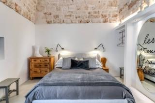 camera letto tessile neutro