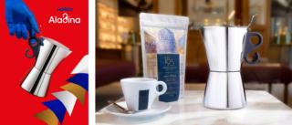 Lavazza riafferma il legame con il mondo del design scegliendo il contesto della Design Week per presentare il nuovo modello dall’anima pop della moka Aladina.  Il riferimento da cui ha preso forma Aladina è la tazzina Lavazza, che è stata oggetto di un processo di progressiva metamorfosi: la sua caratteristica forma a tronco di cono è stata sdoppiata, portando le basi a toccarsi, formando un profilo a clessidra che culmina in un manico a doppio anello, un coperchio dalla forma ovale allungata che si alza attraverso un ricciolo-levetta. Il materiale di rivestimento è in acciaio inox, il manico a doppio anello di colore blu scuro soft touch, è adatta sia ai fornelli a gas sia alle piastre a induzione. Ha inoltre filtro brevettato che favorisce un’estrazione più equilibrata e nobile del caffè esaltandone l’aroma. Nel Flagship Store Lavazza si può sperimentare un modo diverso di gustare il caffè con la nuova caffettiera e la miscela San Fedele Signature Blend 1895, che unisce tre origini - Etiopia, Guatemala e Brasile - e offre in tazza note cioccolatate e fruttate. www.lavazza.it
Fuorisalone, zona Brera, Flagship Store Lavazza, Piazza San Fedele 2, Milano. Lavazza riafferma il legame con il mondo del design scegliendo il contesto della Design Week per presentare il nuovo modello dall’anima pop della moka Aladina.  Il riferimento da cui ha preso forma Aladina è la tazzina Lavazza, che è stata oggetto di un processo di progressiva metamorfosi: la sua caratteristica forma a tronco di cono è stata sdoppiata, portando le basi a toccarsi, formando un profilo a clessidra che culmina in un manico a doppio anello, un coperchio dalla forma ovale allungata che si alza attraverso un ricciolo-levetta. Il materiale di rivestimento è in acciaio inox, il manico a doppio anello di colore blu scuro soft touch, è adatta sia ai fornelli a gas sia alle piastre a induzione. Ha inoltre filtro brevettato che favorisce un’estrazione più equilibrata e nobile del caffè esaltandone l’aroma. Nel Flagship Store Lavazza si può sperimentare un modo diverso di gustare il caffè con la nuova caffettiera e la miscela San Fedele Signature Blend 1895, che unisce tre origini - Etiopia, Guatemala e Brasile - e offre in tazza note cioccolatate e fruttate. www.lavazza.it
Fuorisalone, zona Brera, Flagship Store Lavazza, Piazza San Fedele 2, Milano.
