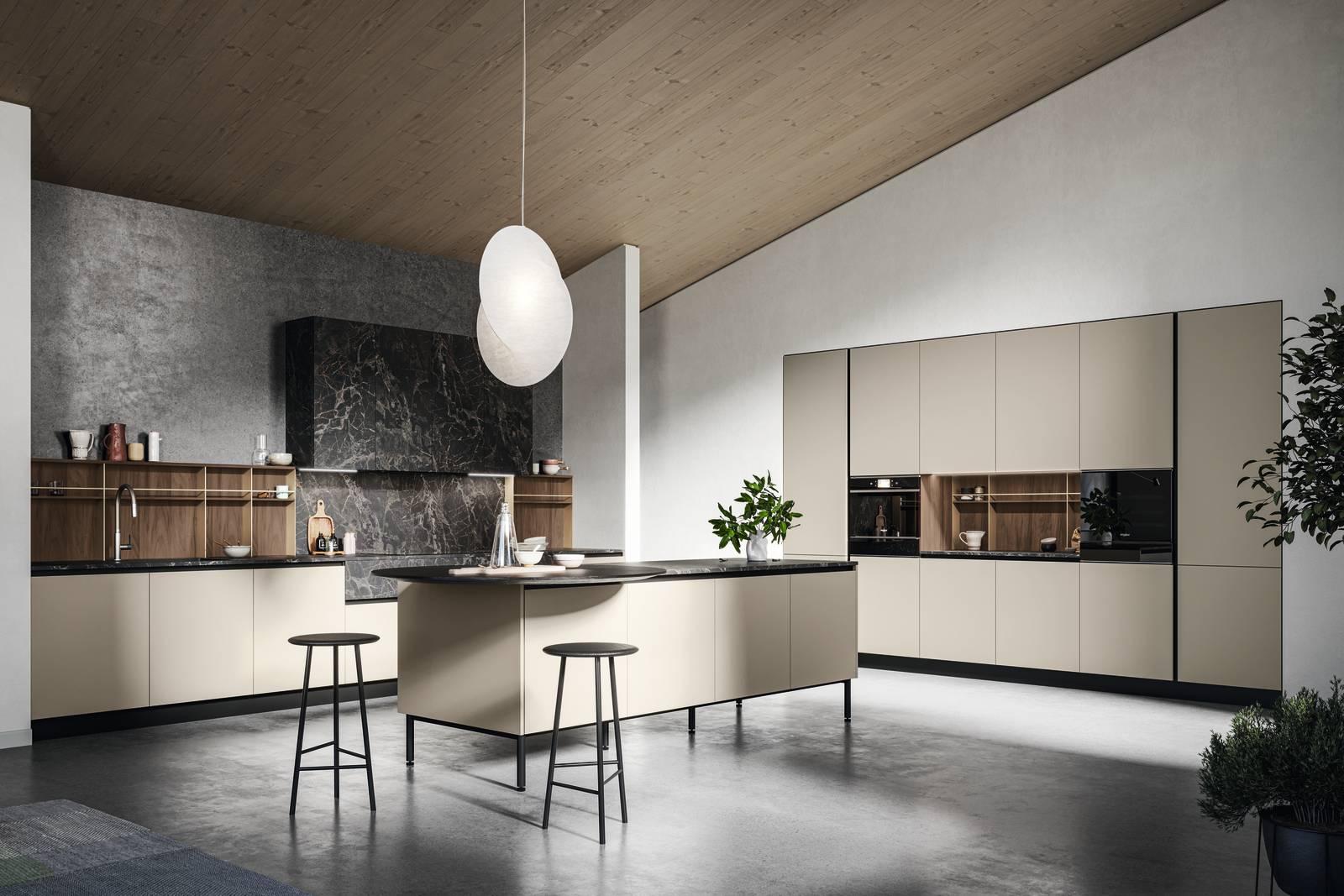 Cucine Arredo3: forme morbide e accessori esclusivi per un design