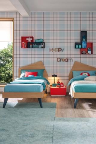 I due letti gemelli con testata Iceberg