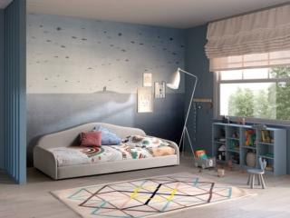Il lettino Progetto Bloomy realizzato da Perdormire in collaborazione con Alena Seredova è liberamente ispirato alla filosofia montessoriana ed è in grado di accogliere i bambini dai primi passi fino all'adolescenza, adattandosi alle loro esigenze e consentendo un notevole risparmio. È riccamente imbottito, ha ogni angolo smussato e può crescere in altezza nel tempo. Inoltre, sono disponibili la biancheria in puro cotone illustrata con immagini acquerellate, una selezione di materassi ergonomici e confortevoli e il cuscino anti-soffocamento. Misura L 80 x P 190 cm. Prezzo a partire da 499 euro. www.perdormire.com Il lettino Progetto Bloomy realizzato da Perdormire in collaborazione con Alena Seredova è liberamente ispirato alla filosofia montessoriana ed è in grado di accogliere i bambini dai primi passi fino all'adolescenza, adattandosi alle loro esigenze e consentendo un notevole risparmio. È riccamente imbottito, ha ogni angolo smussato e può crescere in altezza nel tempo. Inoltre, sono disponibili la biancheria in puro cotone illustrata con immagini acquerellate, una selezione di materassi ergonomici e confortevoli e il cuscino anti-soffocamento. Misura L 80 x P 190 cm. Prezzo a partire da 499 euro. www.perdormire.com