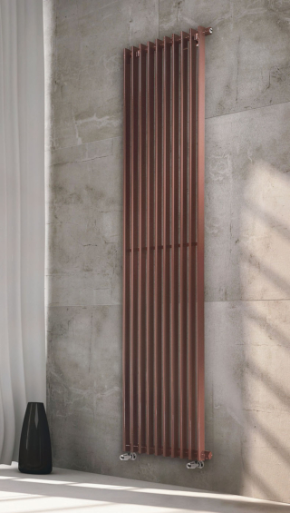 Meta della collezione Lame di Brem si compone di colonne semplici o piatte, saldate al collettore orizzontale.
È un radiatore versatile, realizzato in acciaio inox,
disponibile in più dimensioni,
verticale e orizzontale. Misura L 49,5 x H 200 cm. Costa da 585 euro + Iva. www.brem.it Meta della collezione Lame di Brem si compone di colonne semplici o piatte, saldate al collettore orizzontale.
È un radiatore versatile, realizzato in acciaio inox,
disponibile in più dimensioni,
verticale e orizzontale. Misura L 49,5 x H 200 cm. Costa da 585 euro + Iva. www.brem.it