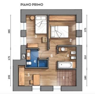planimetria-casa-54-45-mq-piano-primo planimetria-casa-54-45-mq-piano-primo