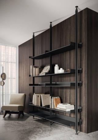 Libreria Free di Arredo3 con montaggio a soffitto