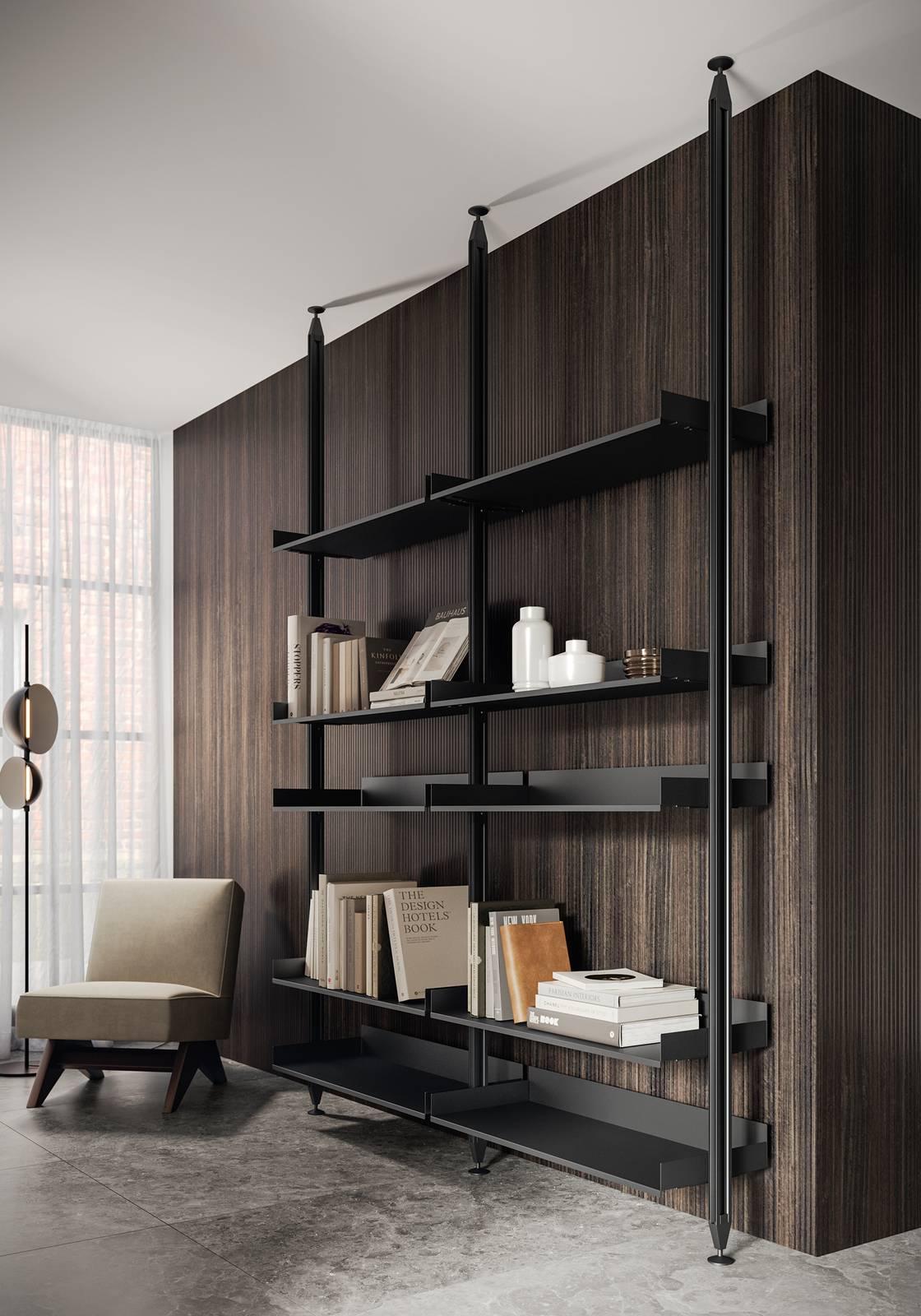 Libreria Free di Arredo3 con montaggio a soffitto