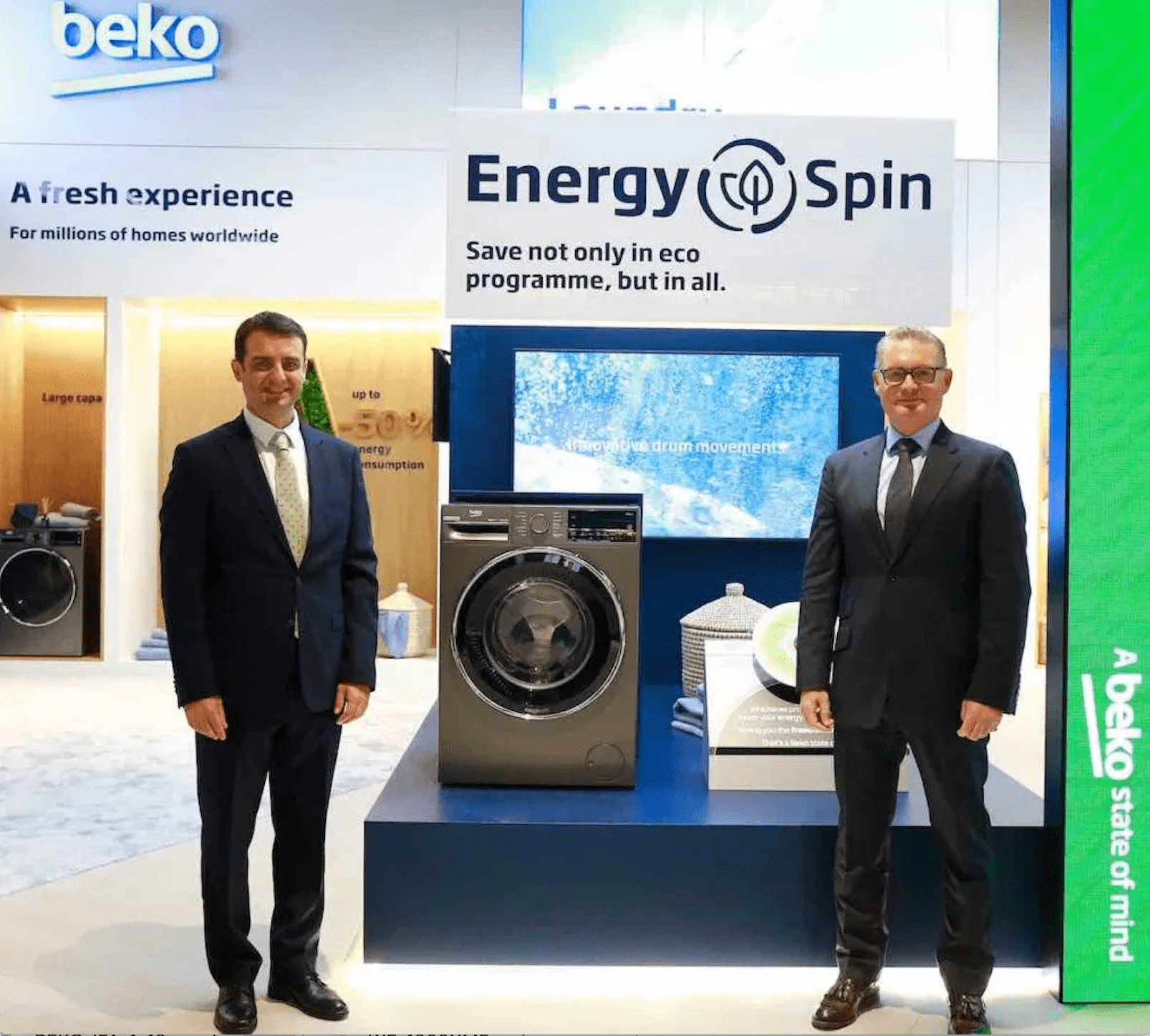 Tecnologia EnergySpin per le lavatrici Beko