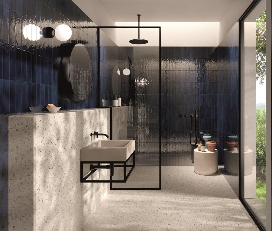 Glim di FAP Ceramiche è una collezione vitaminica capace di decorare gli ambienti con il colore, grazie a smalti scintillanti. Dieci le tonalità con finitura brillante, disponibili nel formato brick, 6x24 cm: Ghiaccio, Avorio, Beige, Tortora, Salvia, Rosso Cuore, Petrolio, Blu Navy, Grigio Fumo e Lavagna. Sono disponibili anche quattro mosaici e un pavimento effetto terrazzo con finitura matt, nel formato 60x60 cm, Gemme Bianco, Gemme Beige, Gemme Salvia, Gemme Rosa e Gemme Azzurro. www.fapceramiche.com Glim di FAP Ceramiche è una collezione vitaminica capace di decorare gli ambienti con il colore, grazie a smalti scintillanti. Dieci le tonalità con finitura brillante, disponibili nel formato brick, 6x24 cm: Ghiaccio, Avorio, Beige, Tortora, Salvia, Rosso Cuore, Petrolio, Blu Navy, Grigio Fumo e Lavagna. Sono disponibili anche quattro mosaici e un pavimento effetto terrazzo con finitura matt, nel formato 60x60 cm, Gemme Bianco, Gemme Beige, Gemme Salvia, Gemme Rosa e Gemme Azzurro. www.fapceramiche.com