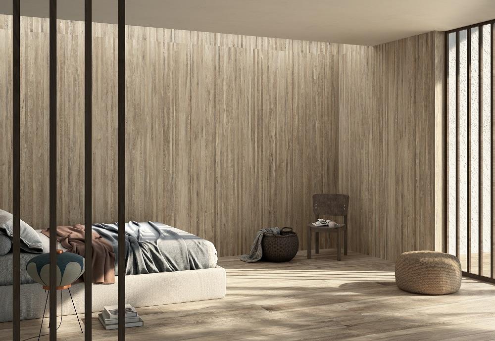 Woodblock di Ceramica Fondovalle è una collezione in gres porcellanato che ha per protagonista la bellezza del legno di rovere, riprodotto in tavole di grande formato, anche per decorazione a parete. La versione Brave trae ispirazione da tavolati antichi con i segni del tempo, come spaccature, piallature, stuccature, piccoli fori e macchie nere. La tecnologia digitale 3D Texture esalta la matericità e l'effetto tridimensionale. https://fondovalle.it Woodblock di Ceramica Fondovalle è una collezione in gres porcellanato che ha per protagonista la bellezza del legno di rovere, riprodotto in tavole di grande formato, anche per decorazione a parete. La versione Brave trae ispirazione da tavolati antichi con i segni del tempo, come spaccature, piallature, stuccature, piccoli fori e macchie nere. La tecnologia digitale 3D Texture esalta la matericità e l'effetto tridimensionale. https://fondovalle.it