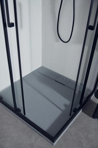 Ideal Standard piatto doccia Ultra Flat S i.life grigio cemento, cabina doccia Connect Ideal Standard piatto doccia Ultra Flat S i.life grigio cemento, cabina doccia Connect