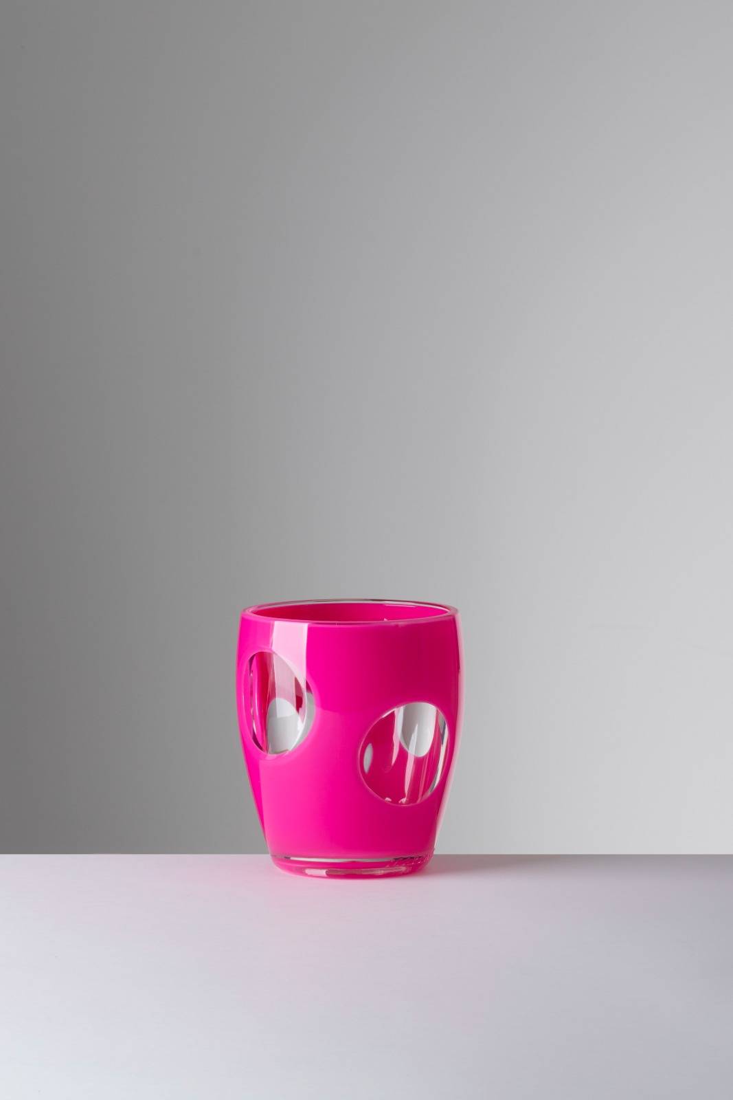 Mario Luca Giusti bicchiere Fisheye fucsia Mario Luca Giusti bicchiere Fisheye fucsia