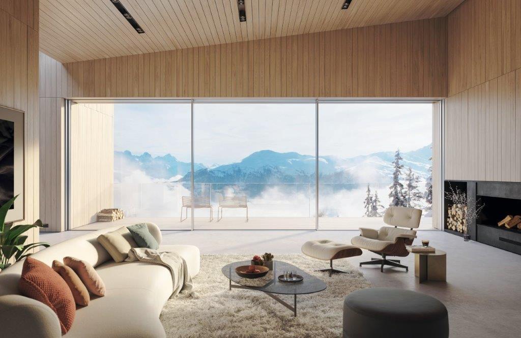 I sistemi scorrevoli panoramici in alluminio Schüco AS PD 75.HI introducono per la prima volta la possibilità di avere, nella stessa configurazione, i profili dell’anta totalmente a scomparsa nella muratura e la soglia a filo pavimento, per un effetto frameless “tutto vetro” di grande impatto estetico. Grazie alla robustezza dell’alluminio le superfici vetrate sono molto ampie, con un ottimale isolamento termico (fino a 0,86 W/m2K nella versione Access) per il risparmio energetico e resistenza all’acqua e sicurezza antieffrazione RC3 elevate. La gamma – declinata nelle tre versioni Access Line, Design Line, Performance Line – comprende anche il primo sistema alzante-scorrevole panoramico Schüco motorizzabile, con tecnologia TipTronic integrata e a scomparsa, che non intacca l’estetica e garantisce una movimentazione agevole e sicura, compatibile con i principali sistemi domotici. www.schueco.it