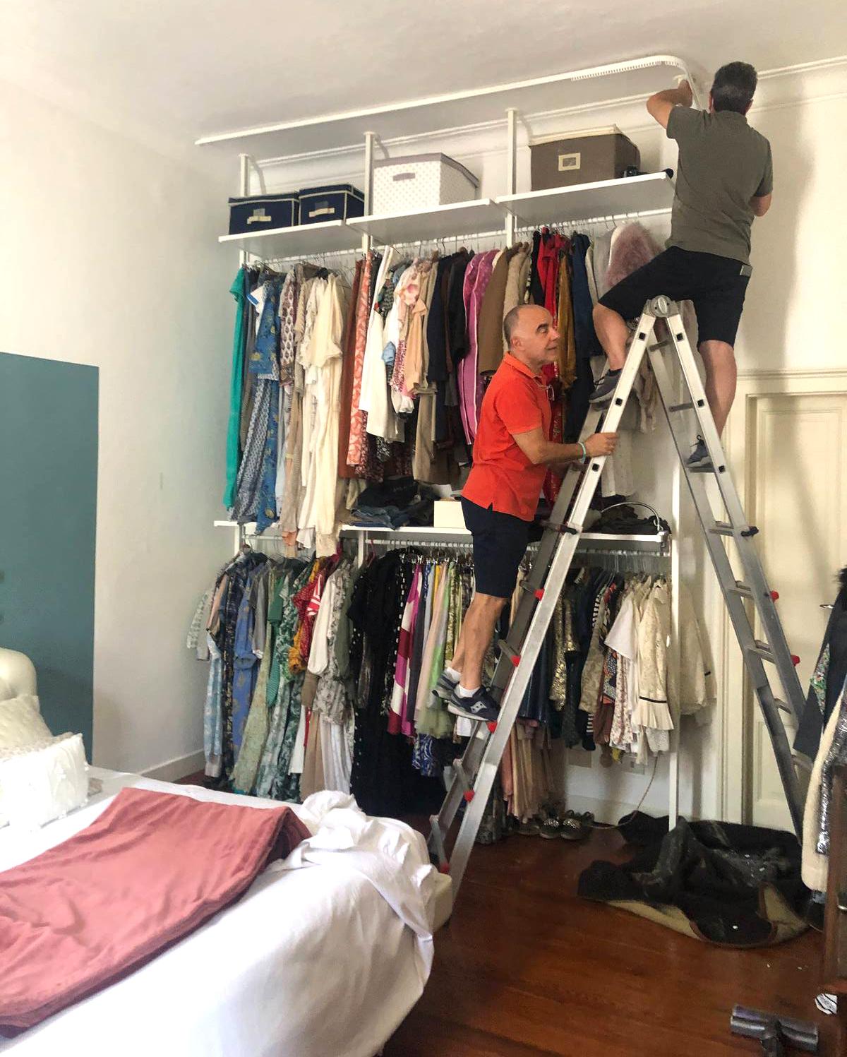 tenda per armadio prima