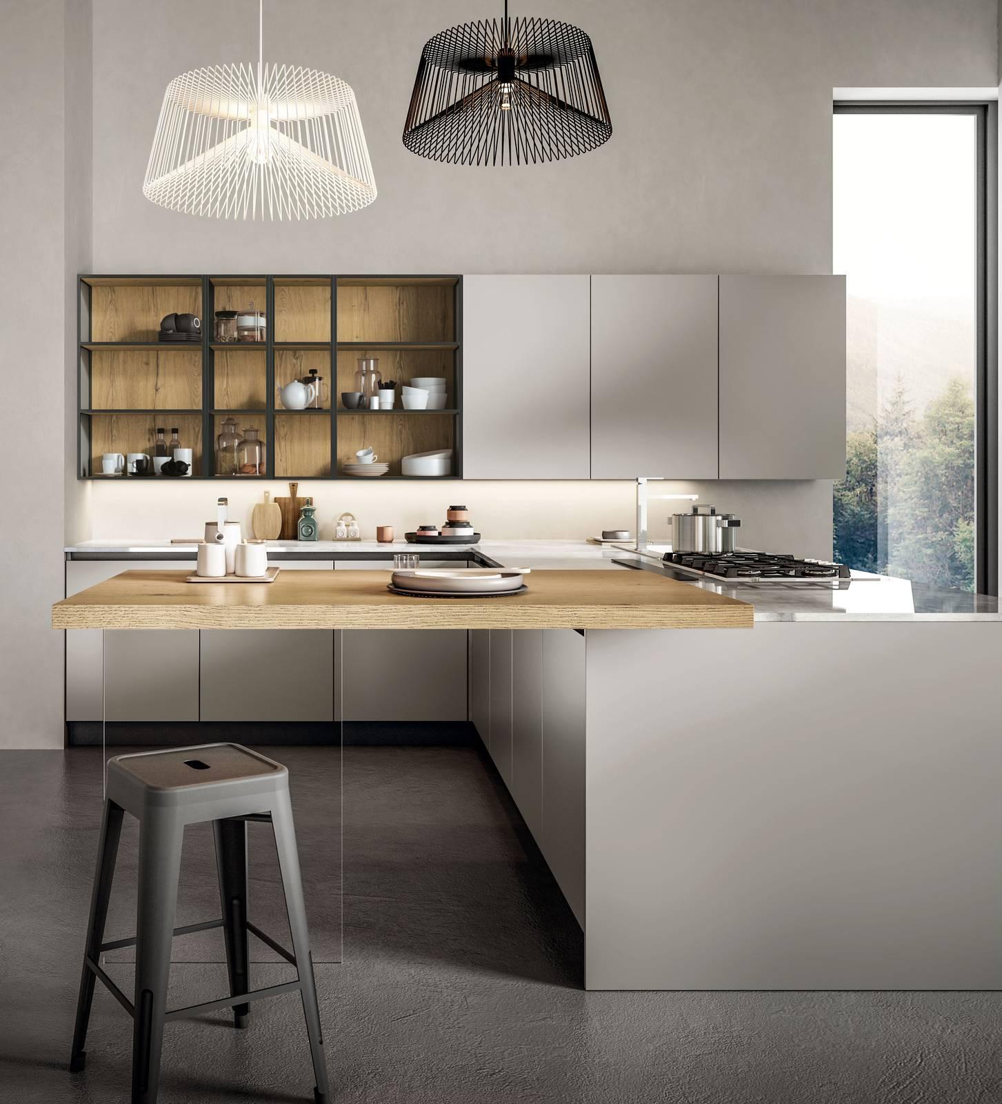 Arredo3 Cucina Cloe con Piano Snack Arredo3 Cucina Cloe con Piano Snack