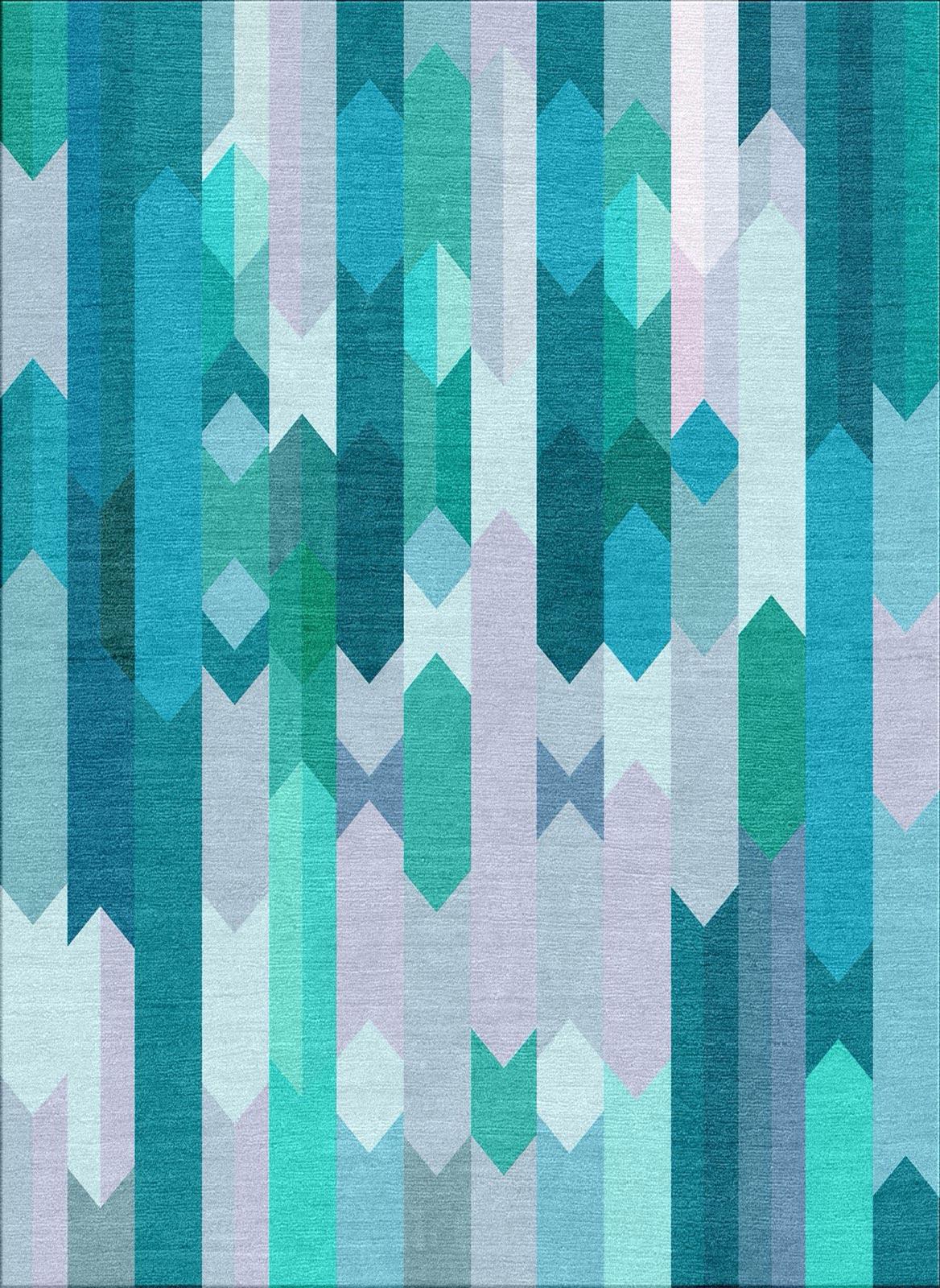 Tappeto Dynamo di Illulian appartenente alla linea Design Collection, realizzato a mano con lana himalayana, seta naturale e colori vegetali.