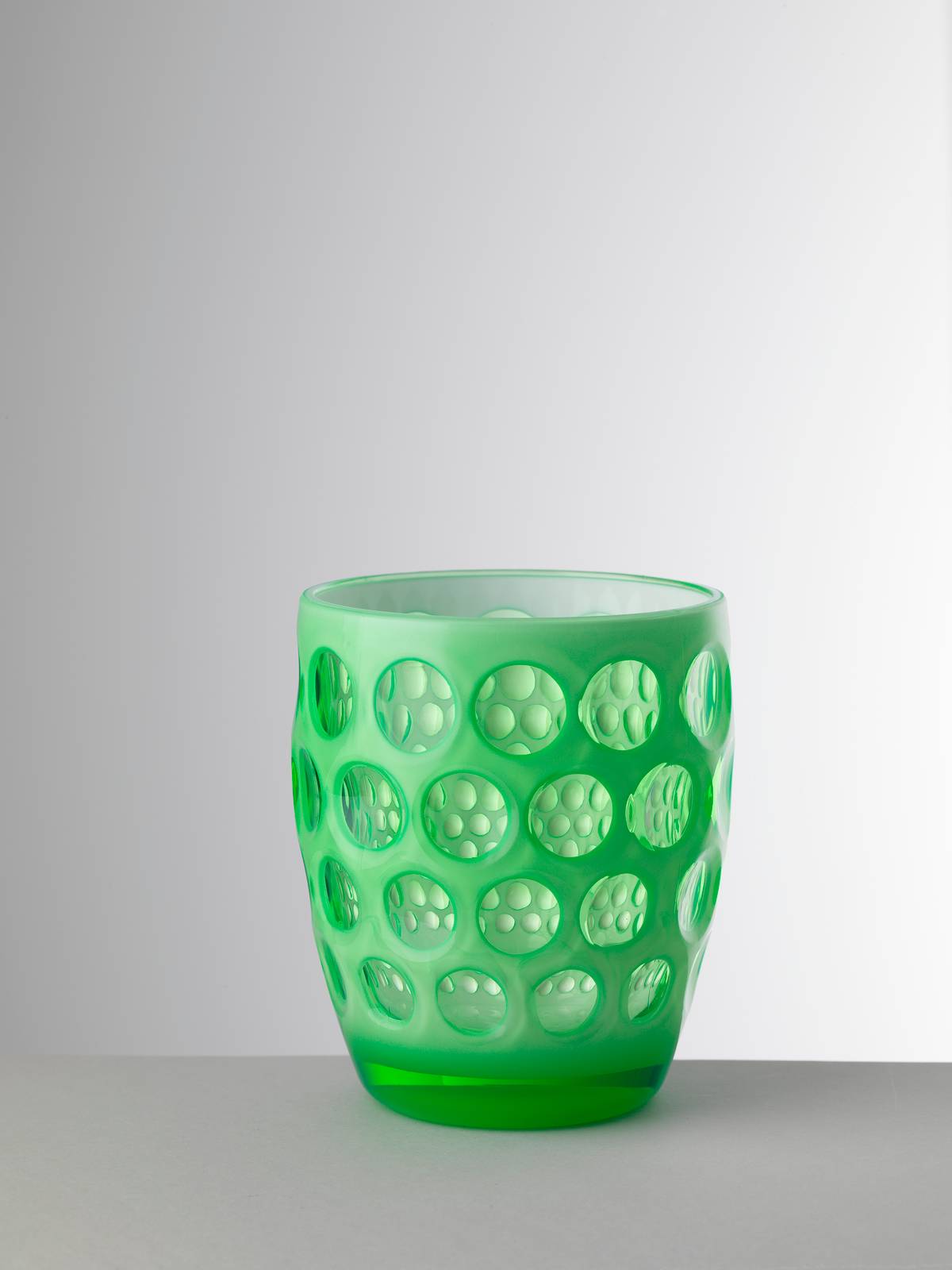 Mario Luca Gusti bicchiere Lente basso Mario Luca Gusti bicchiere Lente basso