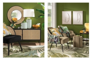 OCA HOME Tinte vivaci e elementi dallo stile etnico per una casa che narra storie cosmopolite.