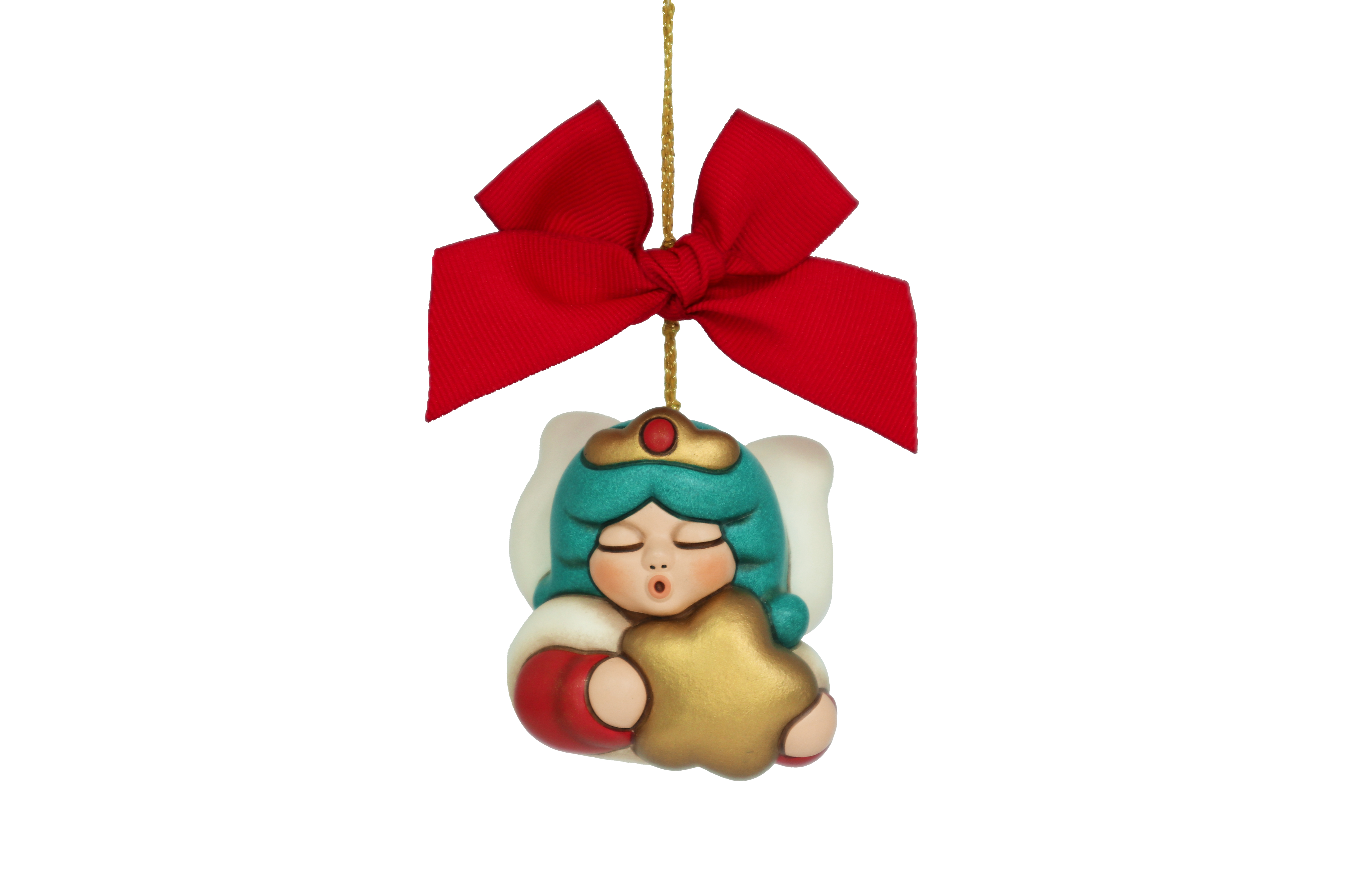 Addobbo natalizio Regina delle Fate Shaila con stella dorata