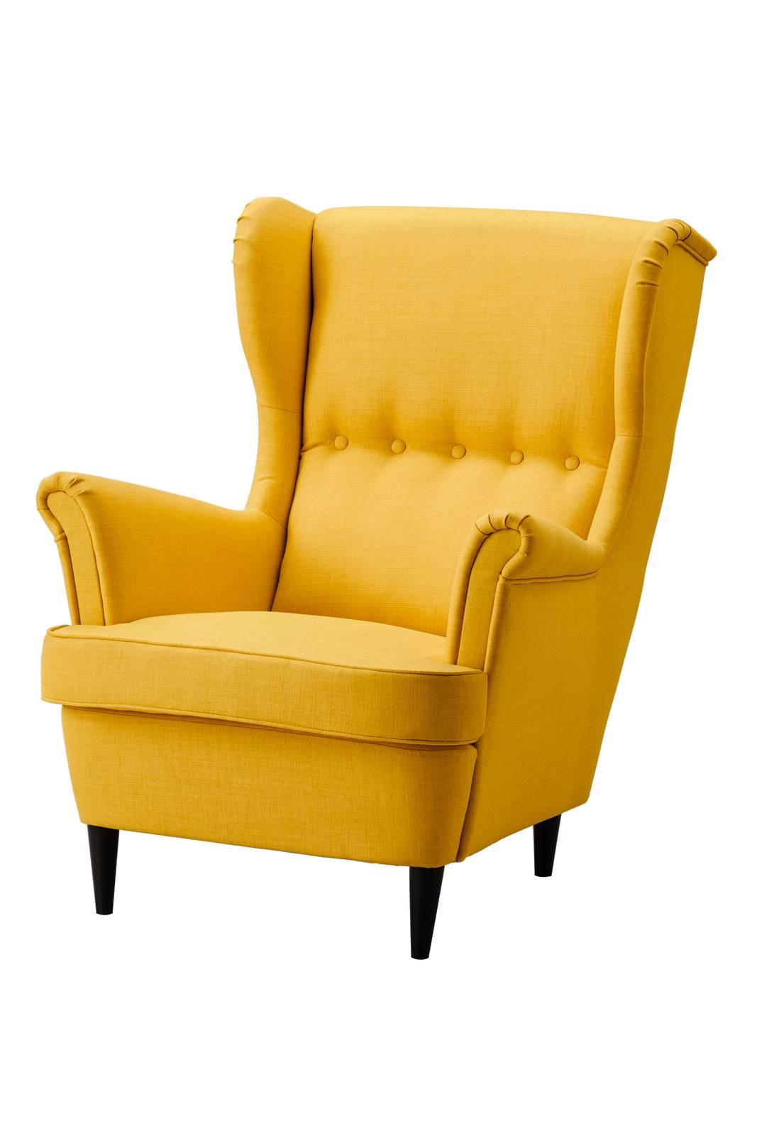 poltrona gialla STRANDMON