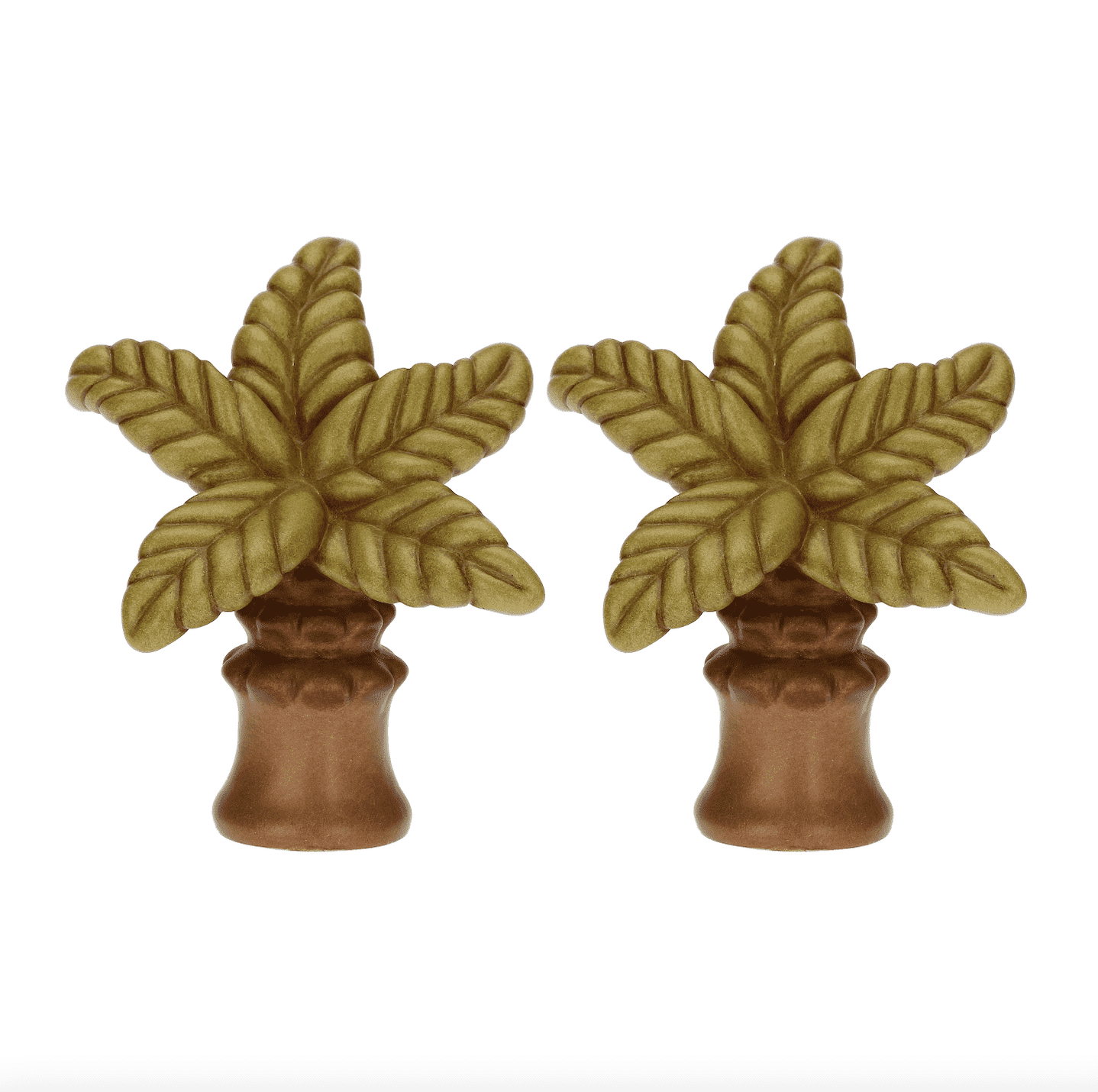 Set 2 Palme in ceramica Presepe Classico di Thun
