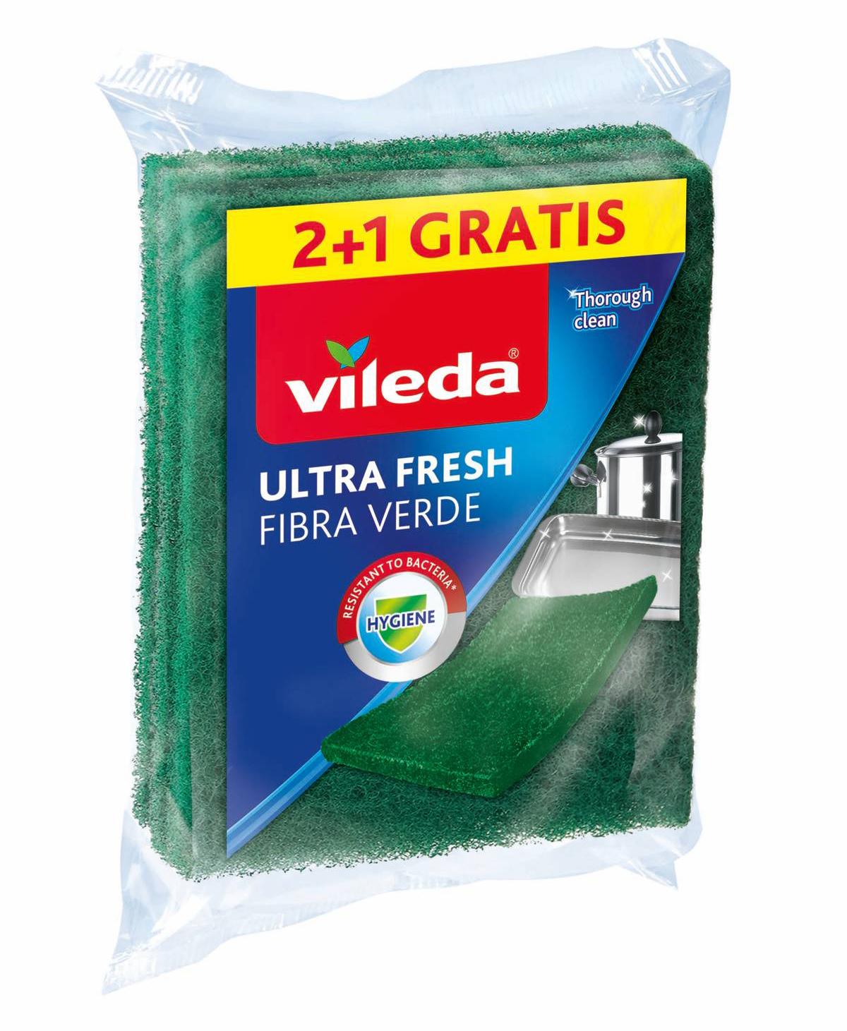 Vileda Ultra Fresh 2+1 Fibra Verde