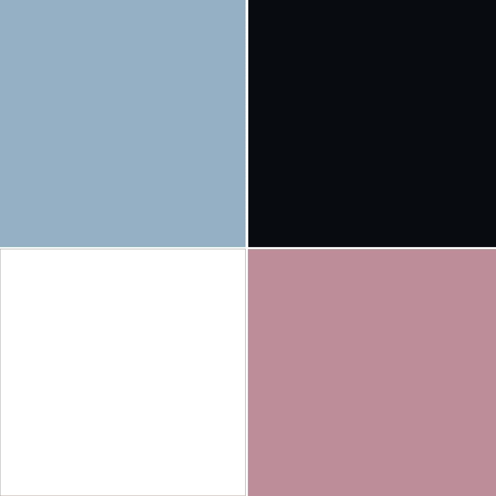 abbinamenti colore azzurro bianco nero rosa