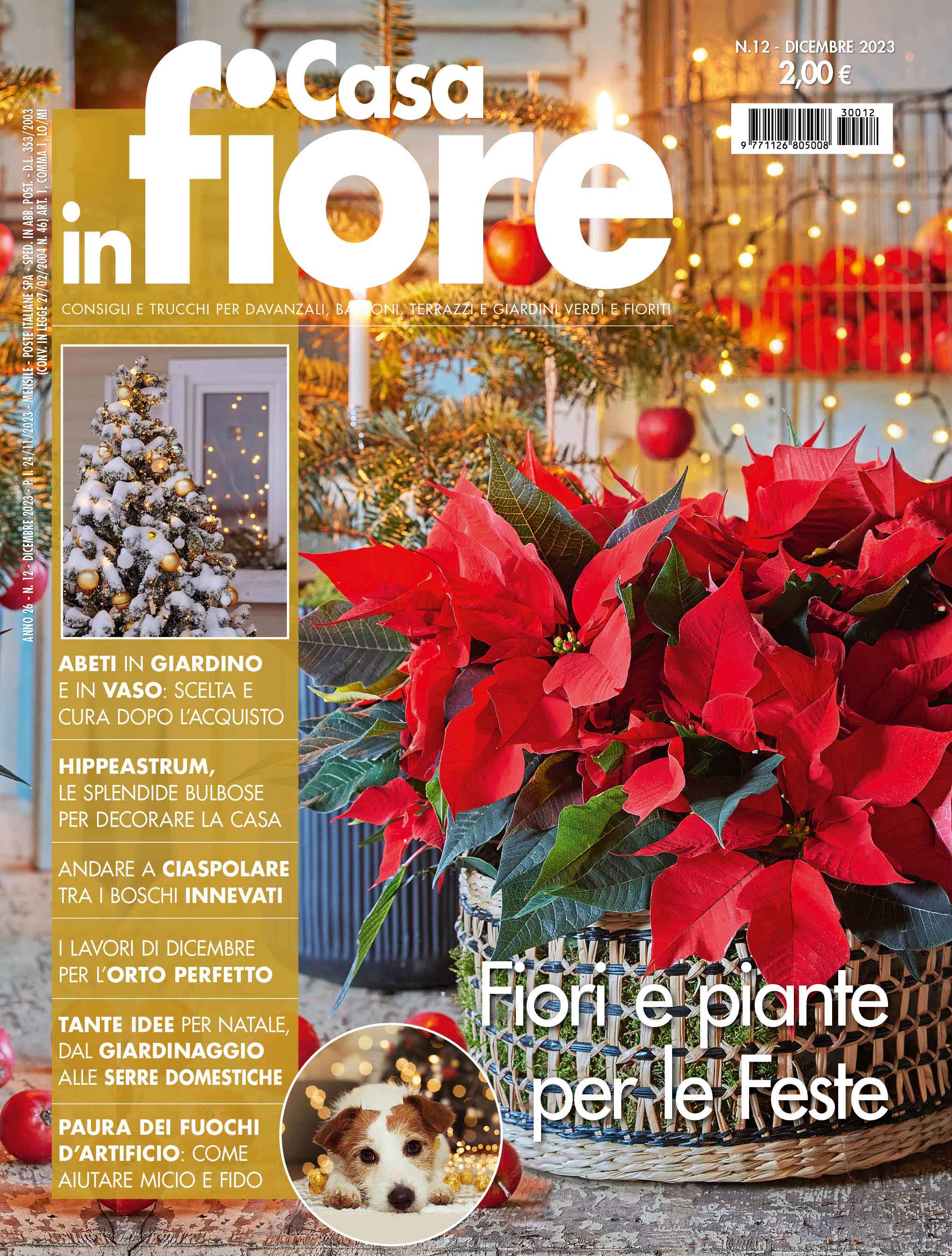 Casa in Fiore di dicembre 2023, in edicola dal 24 novembre - Cose di Casa