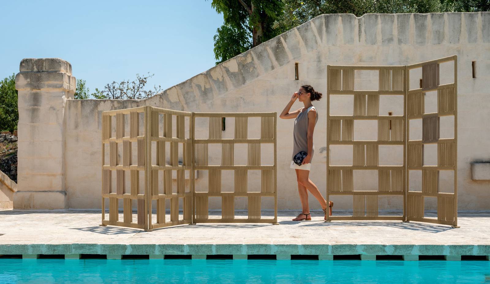 Paravento da esterno Scacco di Talenti www.talentispa.com Paravento da esterno Scacco di Talenti www.talentispa.com