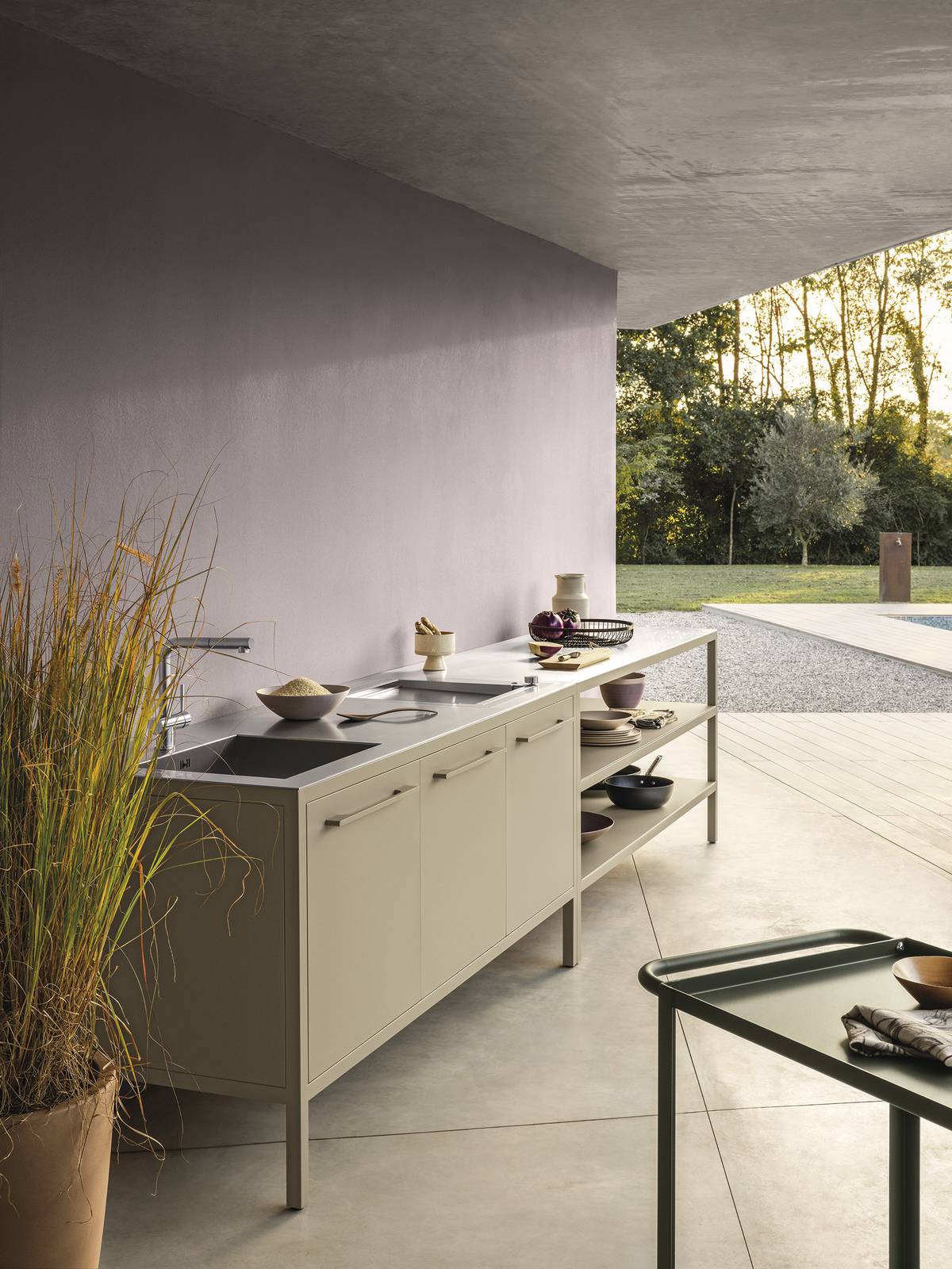 Cucina da esterno Frame Kitchens Outdoor di Fantin Cucina da esterno Frame Kitchens Outdoor di Fantin