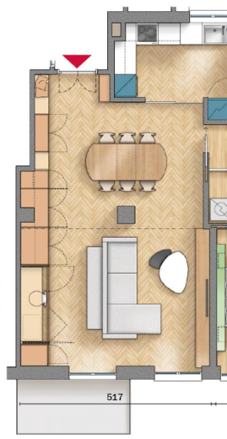 pianta zona studio nell'armadio multifunzione pianta zona studio nell'armadio multifunzione