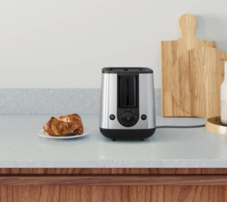 Il tostapane di Create 3 E3T1-3ST di Electrolux rende le fette croccanti e dorate al punto giusto grazie ai 7 livelli di regolazione della tostatura. Ha 3 funzioni: quella stop per arrestare la doratura in qualsiasi momento, quella per riscaldare il pane già tostato e quella per scongelare. In acciaio inossidabile, ha vassoio raccoglibriciole estraibile che permette una pulizia rapida. Misura L 19,5 x P 16,5 x H 26,5 cm. Prezzo 59,99 euro. www.electrolux.it Il tostapane di Create 3 E3T1-3ST di Electrolux rende le fette croccanti e dorate al punto giusto grazie ai 7 livelli di regolazione della tostatura. Ha 3 funzioni: quella stop per arrestare la doratura in qualsiasi momento, quella per riscaldare il pane già tostato e quella per scongelare. In acciaio inossidabile, ha vassoio raccoglibriciole estraibile che permette una pulizia rapida. Misura L 19,5 x P 16,5 x H 26,5 cm. Prezzo 59,99 euro. www.electrolux.it